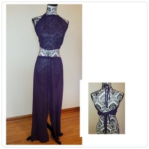 NWOT Two piece sheer swim coverup